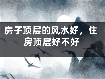 房子顶层的风水好，住房顶层好不好