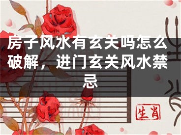 房子风水有玄关吗怎么破解，进门玄关风水禁忌