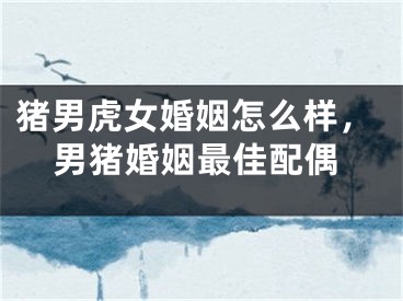 猪男虎女婚姻怎么样，男猪婚姻最佳配偶
