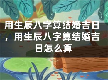 用生辰八字算结婚吉日，用生辰八字算结婚吉日怎么算