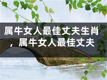 属牛女人最佳丈夫生肖，属牛女人最佳丈夫
