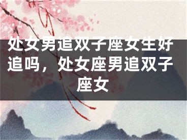 处女男追双子座女生好追吗，处女座男追双子座女