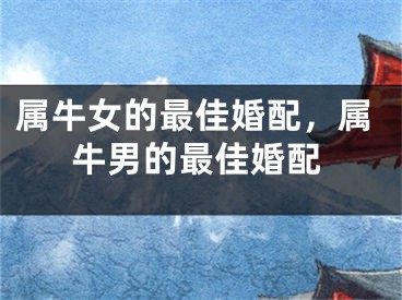 属牛女的最佳婚配，属牛男的最佳婚配