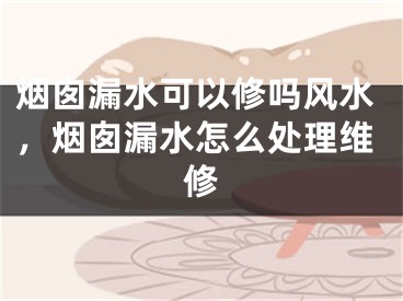 烟囱漏水可以修吗风水，烟囱漏水怎么处理维修