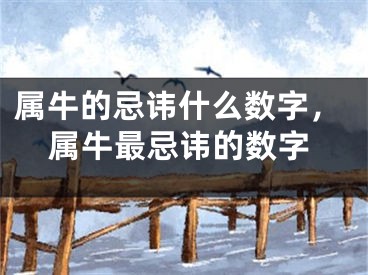 属牛的忌讳什么数字，属牛最忌讳的数字