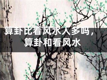 算卦比看风水人多吗，算卦和看风水