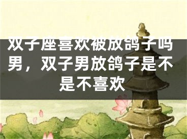 双子座喜欢被放鸽子吗男，双子男放鸽子是不是不喜欢