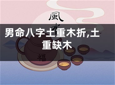 男命八字土重木折,土重缺木