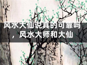 风水大仙说真的可靠吗,风水大师和大仙