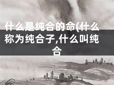 什么是纯合的命(什么称为纯合子,什么叫纯合