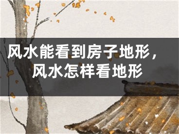风水能看到房子地形，风水怎样看地形