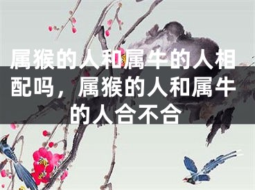 属猴的人和属牛的人相配吗，属猴的人和属牛的人合不合