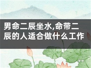 男命二辰坐水,命带二辰的人适合做什么工作