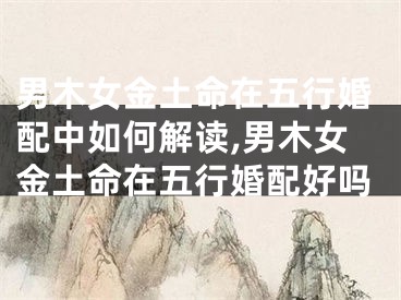 男木女金土命在五行婚配中如何解读,男木女金土命在五行婚配好吗