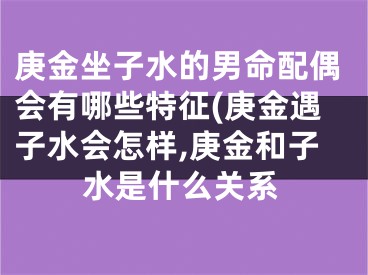 庚金坐子水的男命配偶会有哪些特征(庚金遇子水会怎样,庚金和子水是什么关系