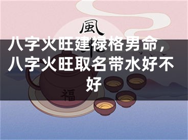 八字火旺建禄格男命，八字火旺取名带水好不好