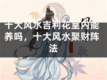 十大风水吉利花室内能养吗，十大风水聚财阵法