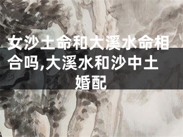 女沙土命和大溪水命相合吗,大溪水和沙中土婚配