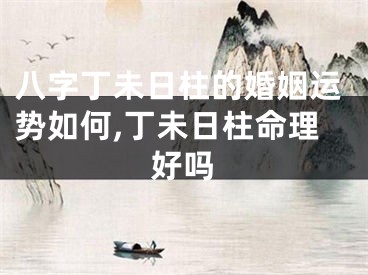 八字丁未日柱的婚姻运势如何,丁未日柱命理好吗