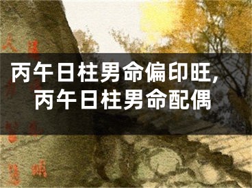 丙午日柱男命偏印旺,丙午日柱男命配偶