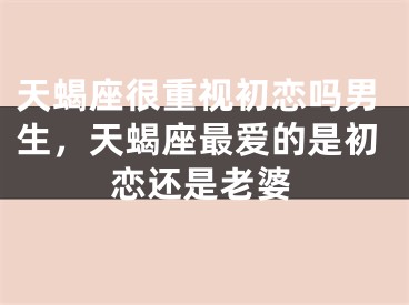 天蝎座很重视初恋吗男生，天蝎座最爱的是初恋还是老婆