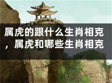 属虎的跟什么生肖相克，属虎和哪些生肖相克