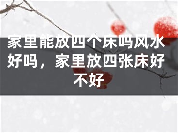 家里能放四个床吗风水好吗，家里放四张床好不好