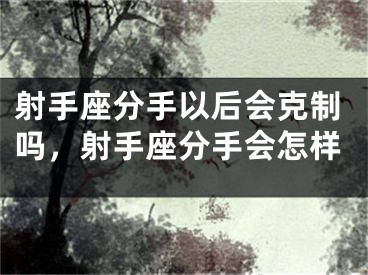 射手座分手以后会克制吗，射手座分手会怎样