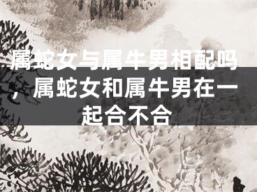 属蛇女与属牛男相配吗，属蛇女和属牛男在一起合不合