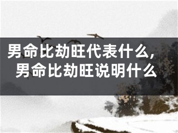 男命比劫旺代表什么,男命比劫旺说明什么