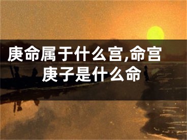 庚命属于什么宫,命宫庚子是什么命