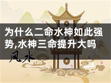 为什么二命水神如此强势,水神三命提升大吗