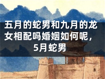 五月的蛇男和九月的龙女相配吗婚姻如何呢，5月蛇男