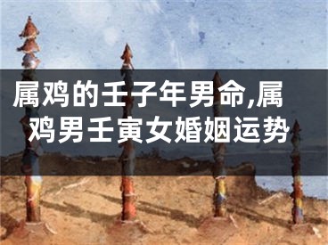 属鸡的壬子年男命,属鸡男壬寅女婚姻运势