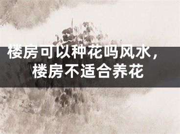 楼房可以种花吗风水，楼房不适合养花