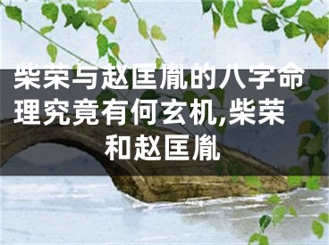 柴荣与赵匡胤的八字命理究竟有何玄机,柴荣和赵匡胤