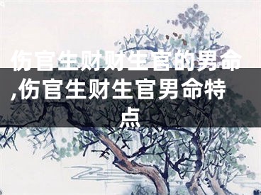伤官生财财生官的男命,伤官生财生官男命特点