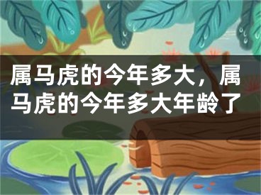 属马虎的今年多大，属马虎的今年多大年龄了