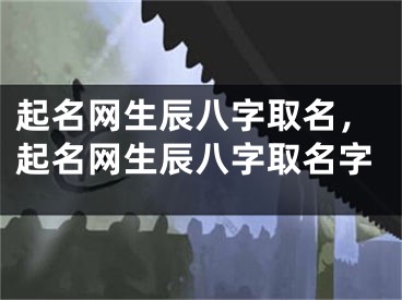 起名网生辰八字取名，起名网生辰八字取名字