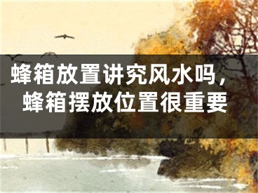 蜂箱放置讲究风水吗，蜂箱摆放位置很重要