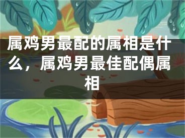 属鸡男最配的属相是什么，属鸡男最佳配偶属相