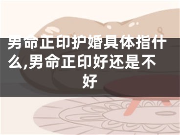 男命正印护婚具体指什么,男命正印好还是不好