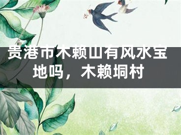 贵港市木赖山有风水宝地吗，木赖垌村