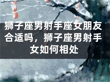 狮子座男射手座女朋友合适吗，狮子座男射手女如何相处